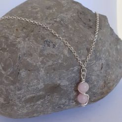 Rose Quartz Wave Jewellery Set 7 Rose Quartz Wave Jewellery Set 7