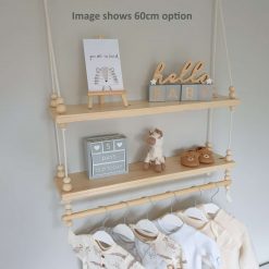 Nursery Shelf with Clothes Rail, Two Tier Shelf with Clothes Rail, Two Tier Nursery Shelf, Double Shelf with Rail, Rope Shelf, Swing Shelf, Nordic Style Hanging Shelf, Wooden Shelf, Bedroom Shelf, Floating Shelf, Nursery Decor, Nursery Shelf with Hanging Rail, Pine Shelf 2 Nursery Shelf with Clothes Rail, Two Tier Shelf with Clothes Rail, Two Tier Nursery Shelf, Double Shelf with Rail, Rope Shelf, Swing Shelf, Nordic Style Hanging Shelf, Wooden Shelf, Bedroom Shelf, Floating Shelf, Nursery Decor, Nursery Shelf with Hanging Rail, Pine Shelf 10