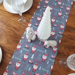 Christmas Table Runner, Santa Table Runner, Santa Decoration, Christmas Decorations, Christmas Table Decor, Grey Xmas Table Runner, Festive 5 Christmas Table Runner, Santa Table Runner, Santa Decoration, Christmas Decorations, Christmas Table Decor, Grey Xmas Table Runner, Festive 19