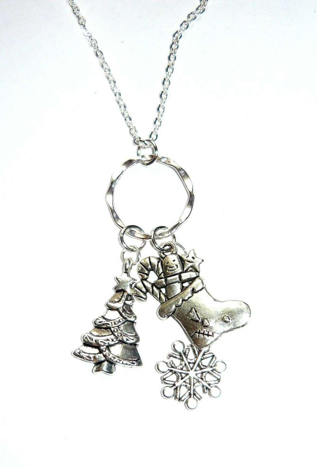 MERRY CHRISTMAS - cute christmas themed charm necklace MERRY CHRISTMAS - cute christmas themed charm necklace
