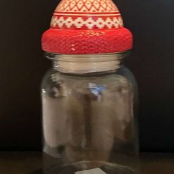 Etched Personalised Etched Glass Treat Push Top Jar - dogs Children Grandparents - Biscuit Jar - Sweet Jar 4