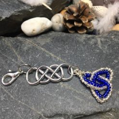 Beaded Celtic Knot Keyring