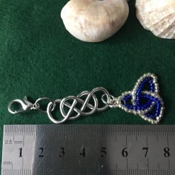 Beaded Celtic Knot Keyring 1 Beaded Celtic Knot Keyring 1