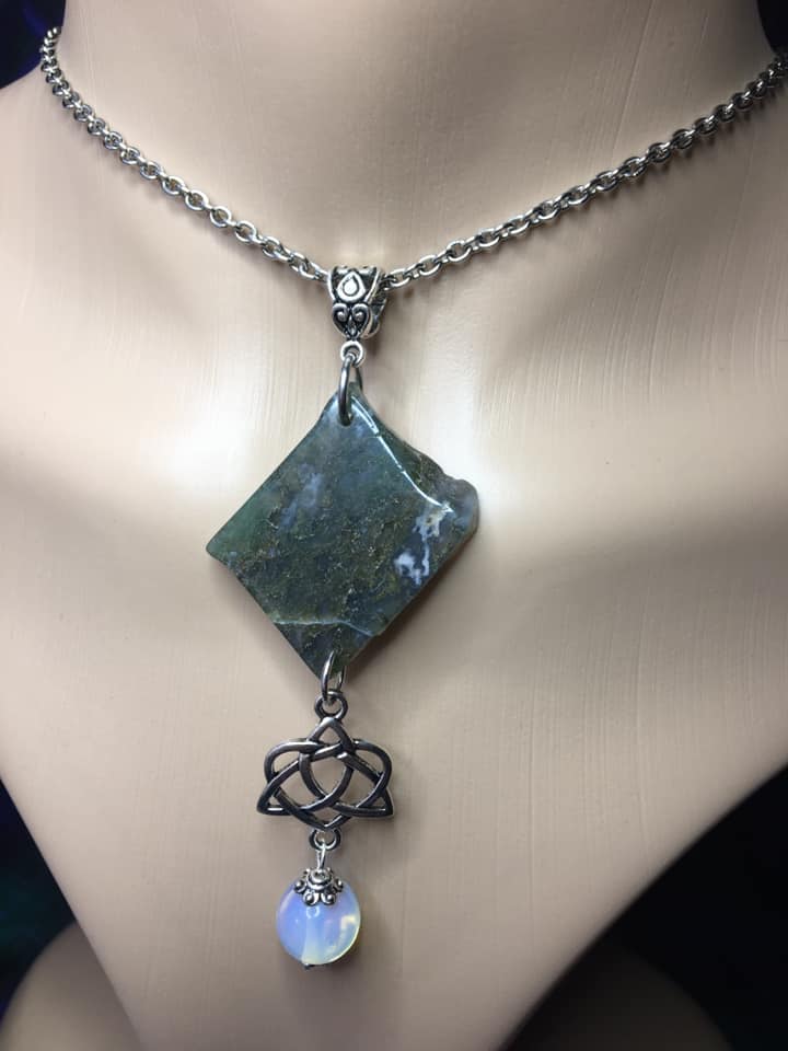 Moss Agate & Opalite Celtic Moss Agate & Opalite Celtic