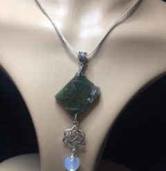 Moss Agate & Opalite Celtic 9 Moss Agate & Opalite Celtic 9