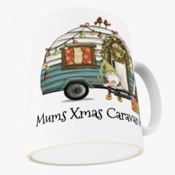 Z Christmas Mug Personalised Christmas Caravanning 10oz Ceramic Mug 2