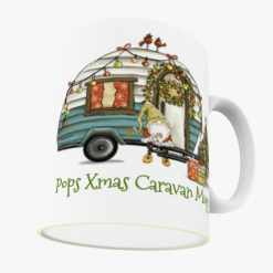Z Christmas Mug Personalised Christmas Caravanning 10oz Ceramic Mug