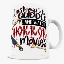 Spooky Happy Halloween Personalised 10 oz ceramic Mug  Horror Movies