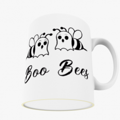 Spooky Happy Halloween Personalised 10 oz ceramic Mug  Horror Social Distancing Wearing A Mask