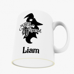 SPOOKY Pair of His & Hers, Couples, Him & Him, Her & Her, Halloween personalised Mugs Witch & Wizard - Also Available Individually 5