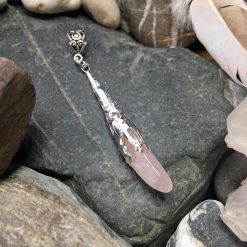 Rose Quartz Wand Pendant 2 Rose Quartz Wand Pendant 2