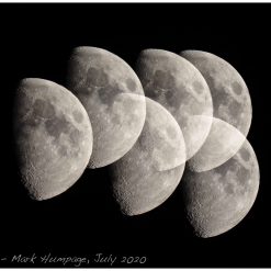 Multi Moons framed print 7 Multi Moons framed print 7