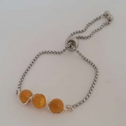 Fire Agate Gemstone Bracelet 4