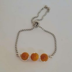 Fire Agate Gemstone Bracelet 3
