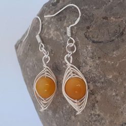 Fire Agate Earrings