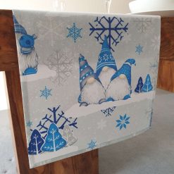 Christmas Table Runner, Blue Gonk Table Runner, Christmas Gonk Decorations, Christmas Decorations, Christmas Table, Scandi Table Runner, Nordic Table Runner 3 Christmas Table Runner, Blue Gonk Table Runner, Christmas Gonk Decorations, Christmas Decorations, Christmas Table, Scandi Table Runner, Nordic Table Runner 3