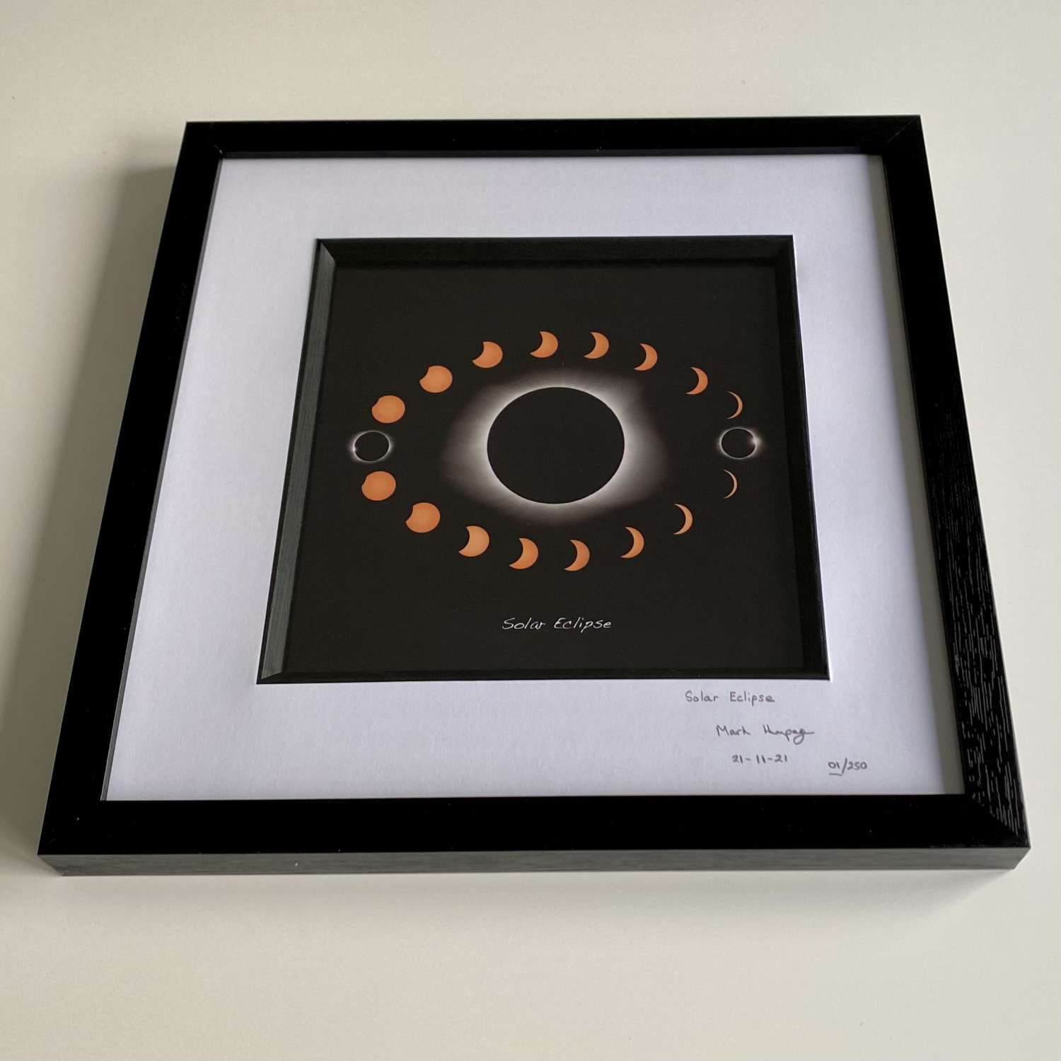 35F45006-0C44-471D-AA41-023639F207A7 Solar Eclipse Special signed framed print 1