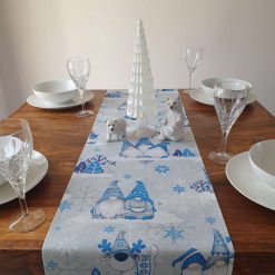 Christmas Table Runner, Blue Gonk Table Runner, Christmas Gonk Decorations, Christmas Decorations, Christmas Table, Scandi Table Runner, Nordic Table Runner 7 Christmas Table Runner, Blue Gonk Table Runner, Christmas Gonk Decorations, Christmas Decorations, Christmas Table, Scandi Table Runner, Nordic Table Runner 7