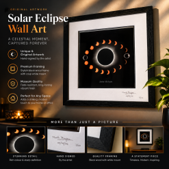 Solar Eclipse Special signed framed print
