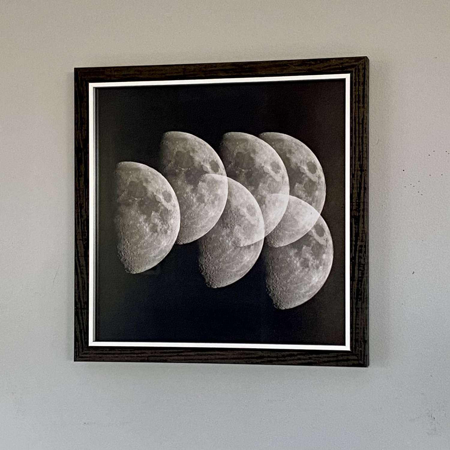 Multi Moons framed print Multi Moons framed print