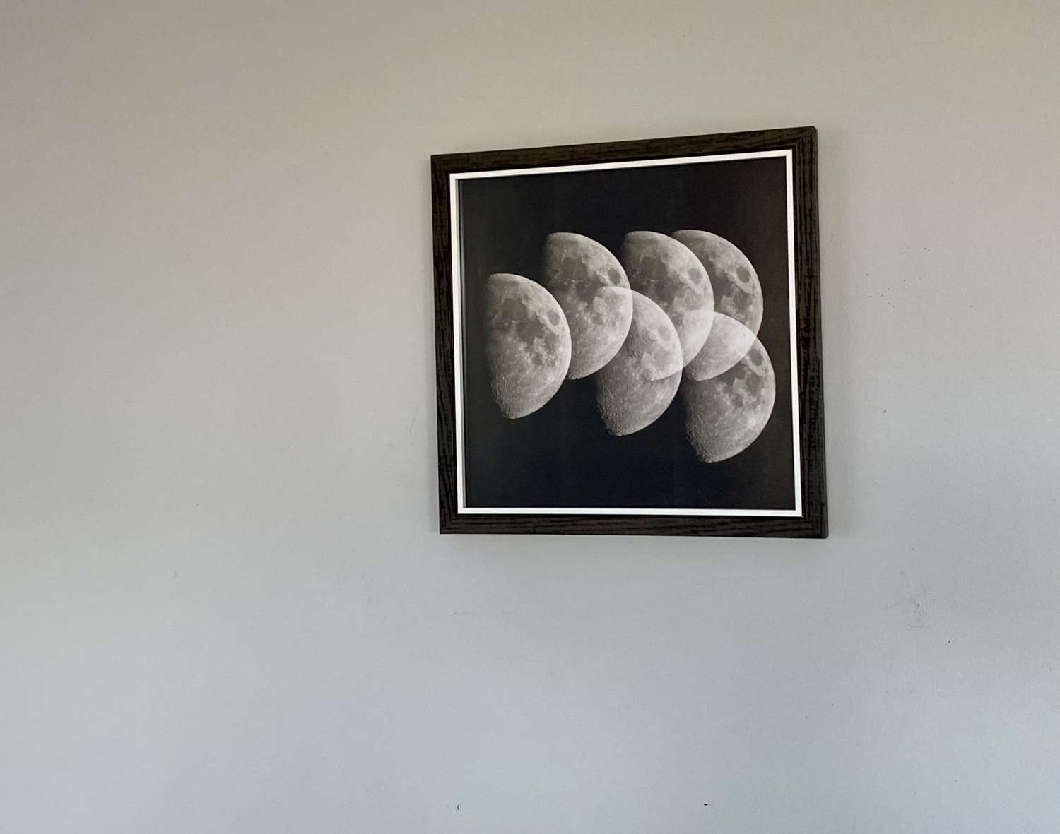 Multi Moons framed print Multi Moons framed print