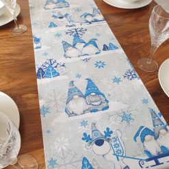 Christmas Table Runner, Blue Gonk Table Runner, Christmas Gonk Decorations, Christmas Decorations, Christmas Table, Scandi Table Runner, Nordic Table Runner 2 Christmas Table Runner, Blue Gonk Table Runner, Christmas Gonk Decorations, Christmas Decorations, Christmas Table, Scandi Table Runner, Nordic Table Runner 2