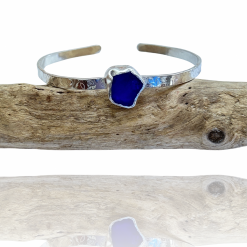 Ocean Sea Glass Cuff Bracelet 2 Ocean Sea Glass Cuff Bracelet 2