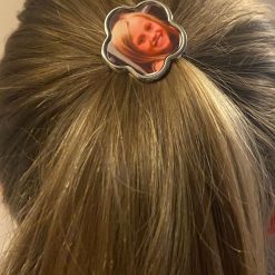 Personalised Photo Metal Flower Photo hairband stocking filler