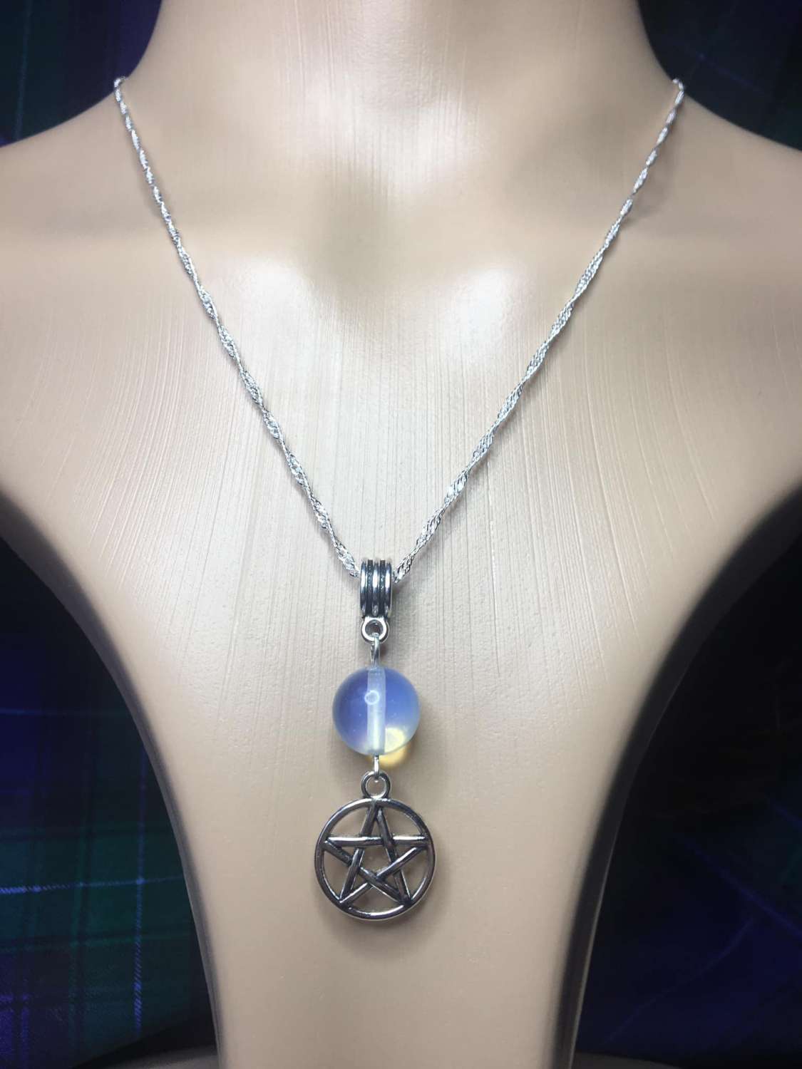 Opalite Pentagram Necklace Opalite Pentagram Necklace
