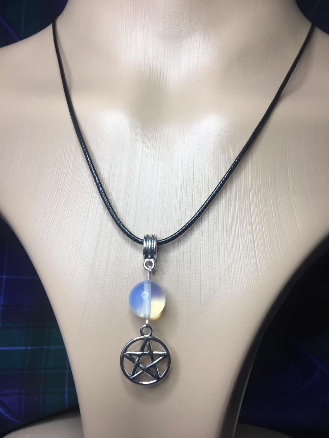 Opalite Pentagram Necklace Opalite Pentagram Necklace