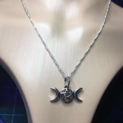 Triple Moon Pentagram- unisex 2 Triple Moon Pentagram- unisex 2