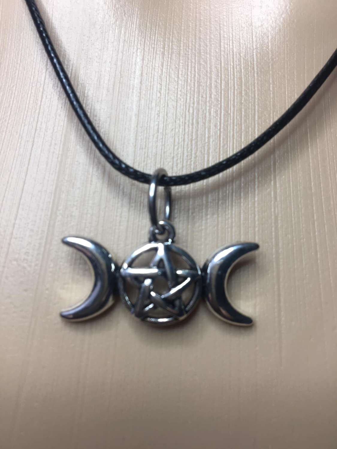 Triple Moon Pentagram- unisex Triple Moon Pentagram- unisex