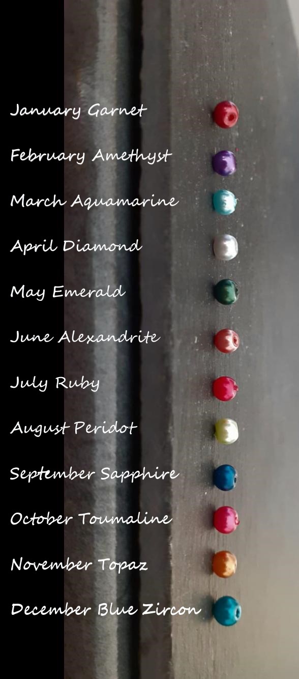 Personalised Family Birth Month Ring Personalised Family Birth Month Ring