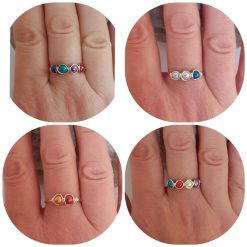 Personalised Family Birth Month Ring 2 Personalised Family Birth Month Ring 2