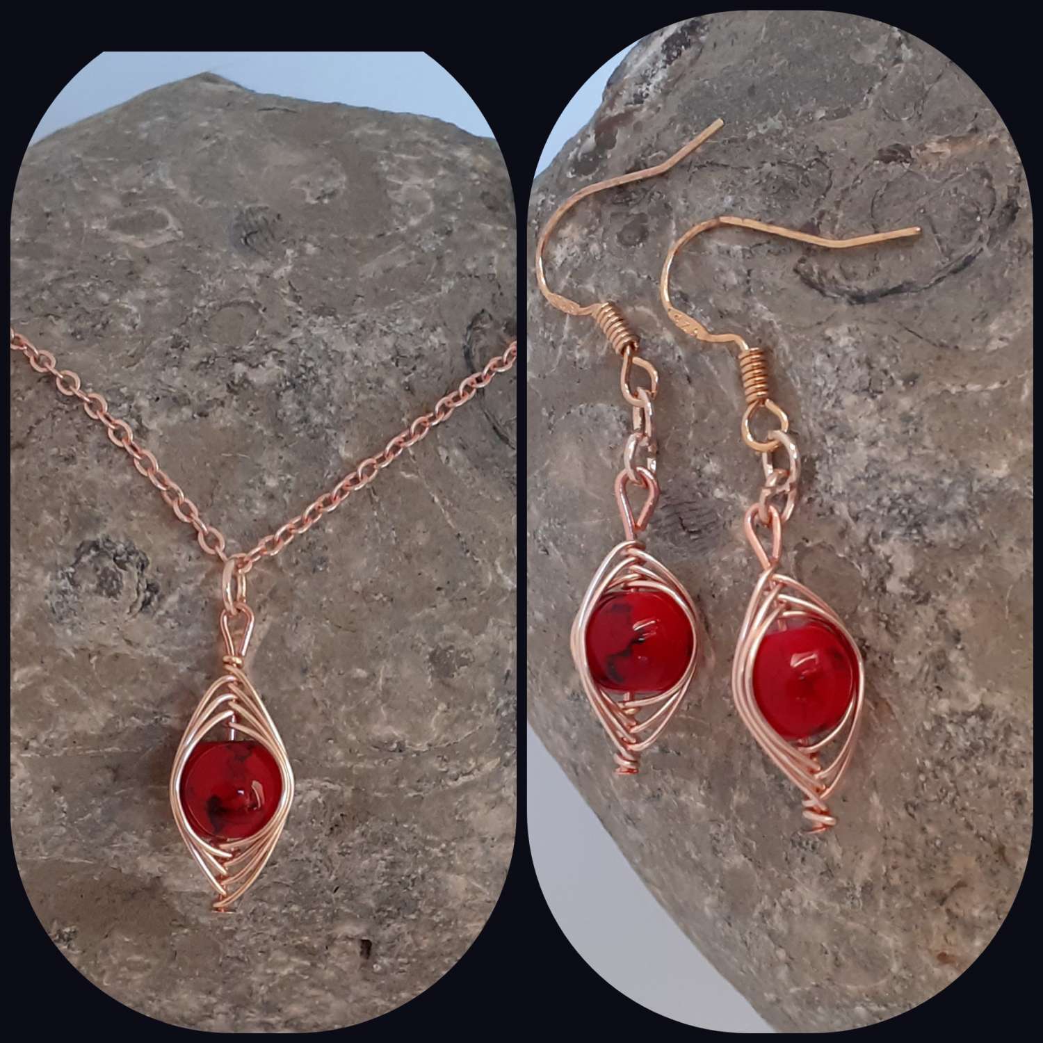 Rose Gold Jewellery Set Rose Gold Jewellery Set