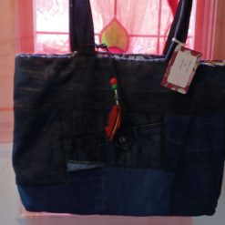 Upcycled Jeans Tote Bag