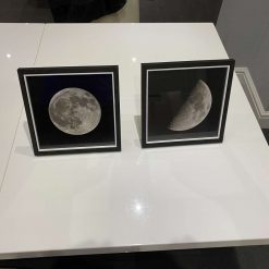 Moon pair (1) framed print 2 Moon pair (1) framed print 2