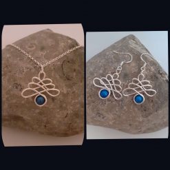Sterling Silver Christmas Tree Set