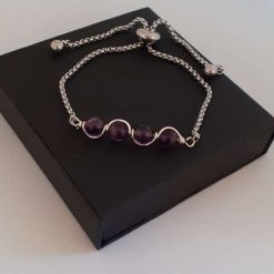 Amethyst Adjustable Bracelet 5 Amethyst Adjustable Bracelet 5