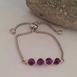 Amethyst Adjustable Bracelet 3 Amethyst Adjustable Bracelet 3
