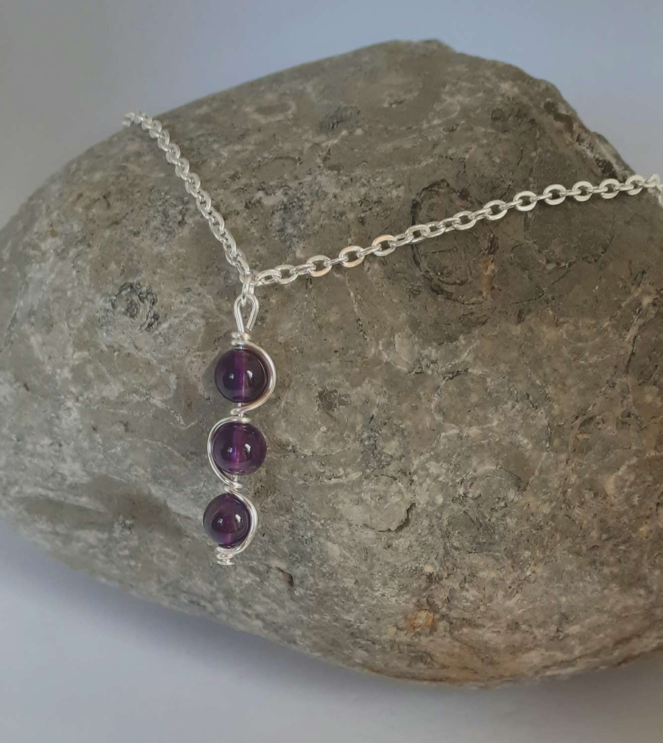 Amethyst Pendant Necklace Amethyst Pendant Necklace