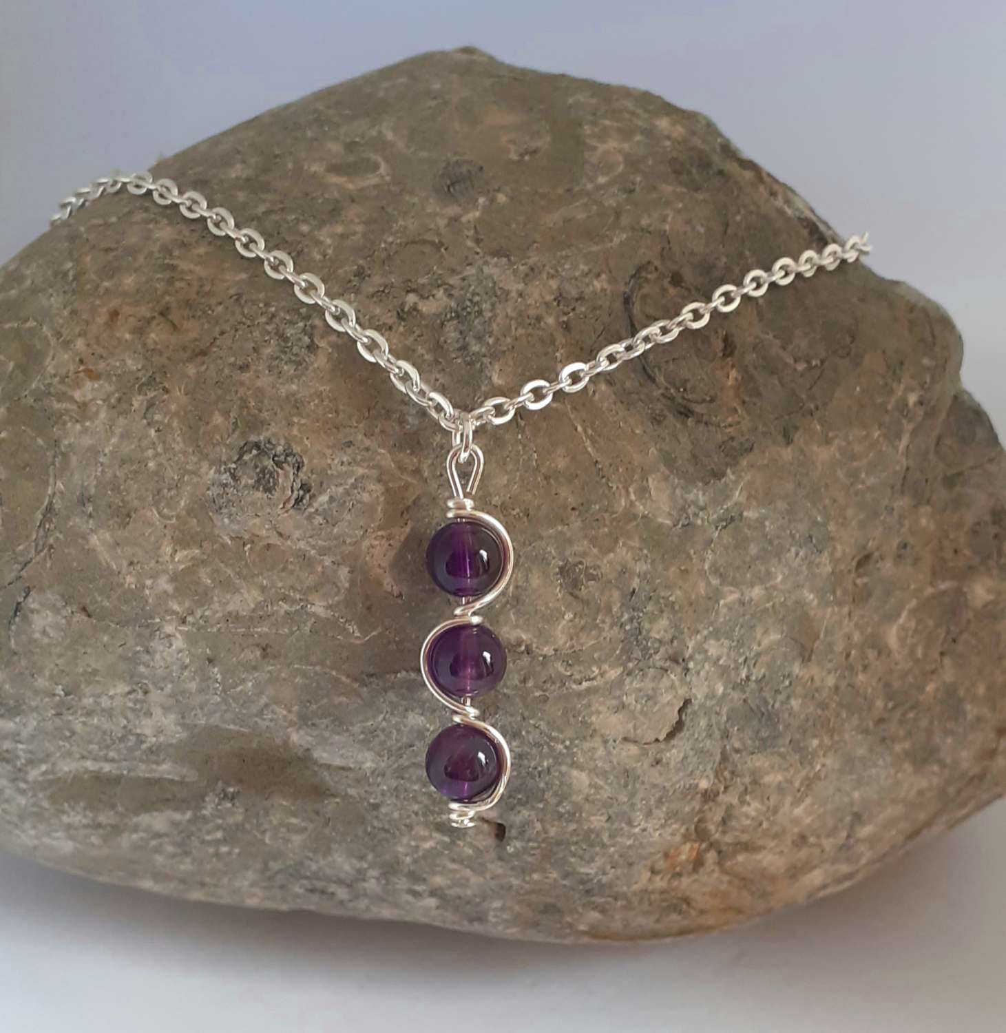 Amethyst Pendant Necklace Amethyst Pendant Necklace