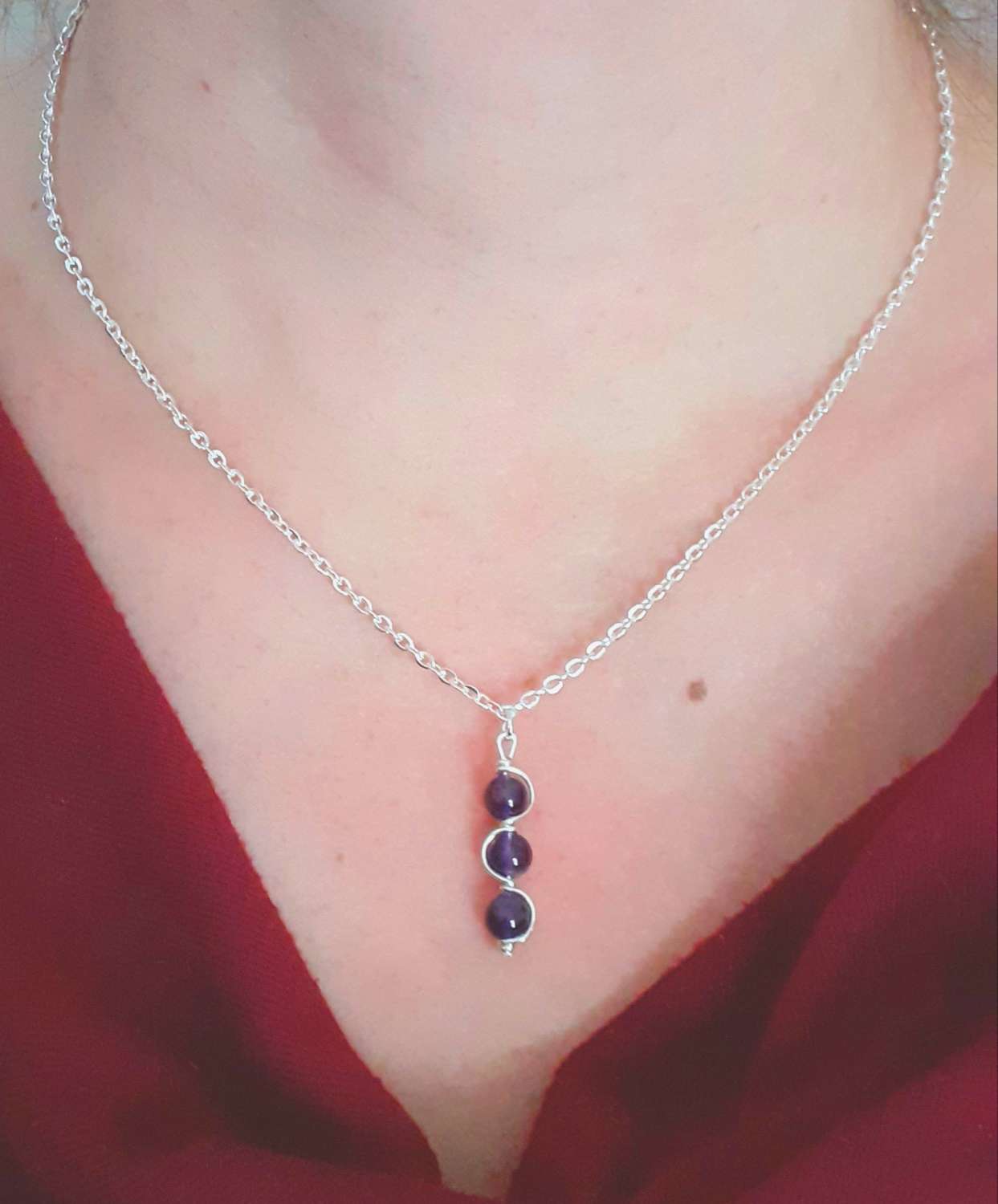 Amethyst Pendant Necklace Amethyst Pendant Necklace