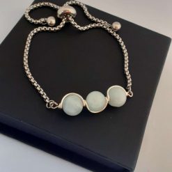 Aquamarine Adjustable Bracelet 2