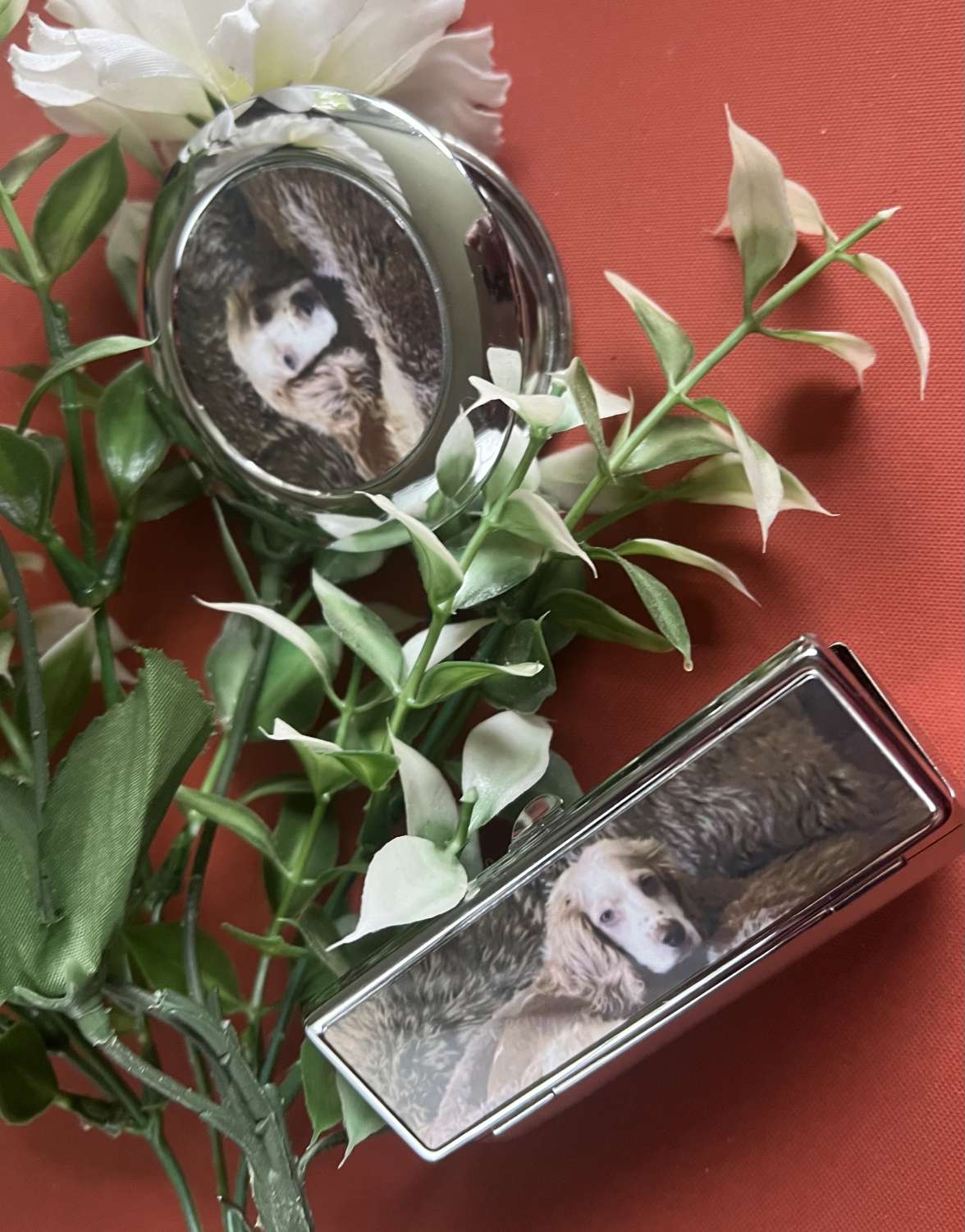 A Beautiful Mothers Day, Any Occassion Personalised Photo Gift Set of Mirror and Lipstick Holder A Beautiful Mothers Day, Any Occassion Personalised Photo Gift Set of Mirror and Lipstick Holder