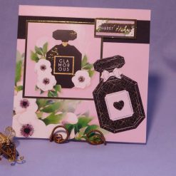 Perfume Bottles Birthday Card : Glamorous