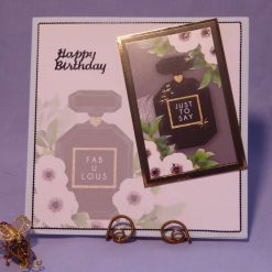 Perfume Bottle Birthday Card : Just to Say