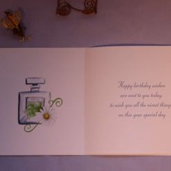 Perfume Bottle Birthday Card : Just to Say 1