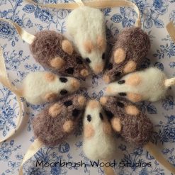 Brown Mouse bookmark, Needle Felt Animal, Needle Felting, Animal Art, Mouse Sculpture, Fibre Art, Bookmark , 5