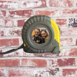 Brothers, Father or any  Handyman/womans  Gift Personalised Photo Tape Measure